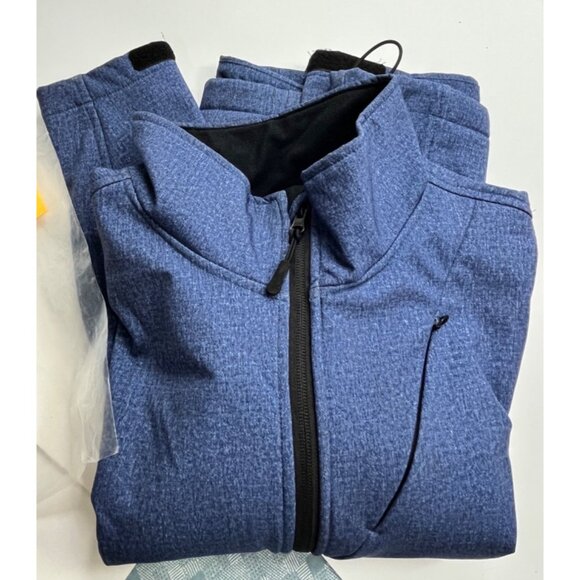 Iceburg Outerwear Jacket M Blue Polyester/Spandex Full-Zip Pockets 15d - Picture 9 of 9